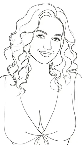 Minimalist Line Art AI Portrait | Tattoo & Wall Art Design