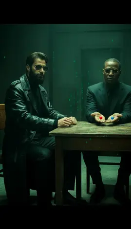 The Matrix Red Pill Scene | Cinematic AI Insert
